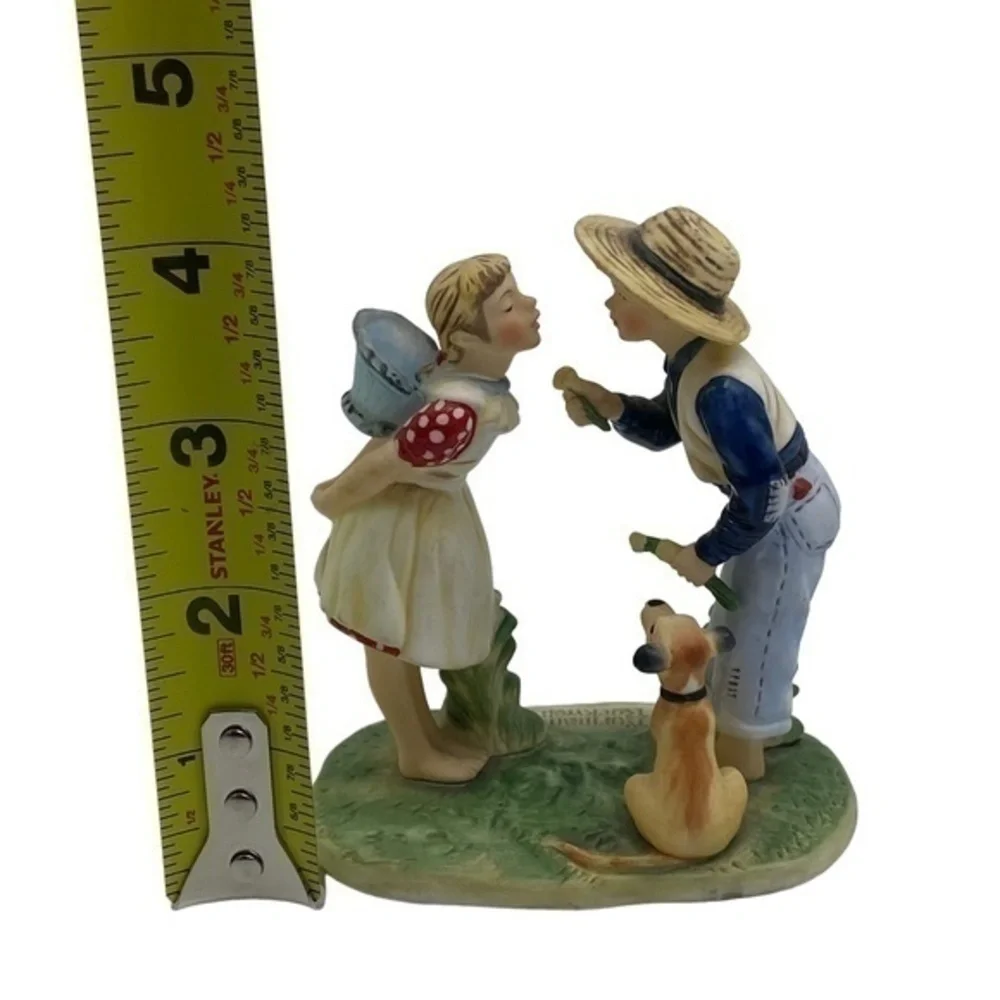 Norman Rockwell Beguiling Buttercup Four Seasons Porcelain Figurine